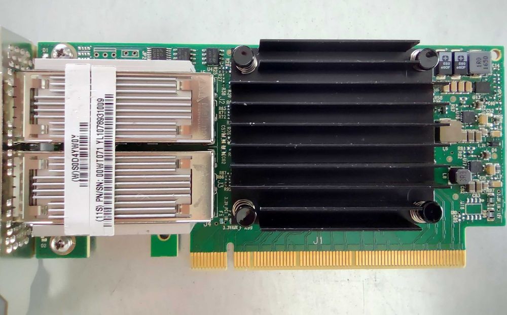 Mellanox ConnectX-4 DP QSFP28 100G PCIe3 x16 MCX416A-CCAT LAN Платка
