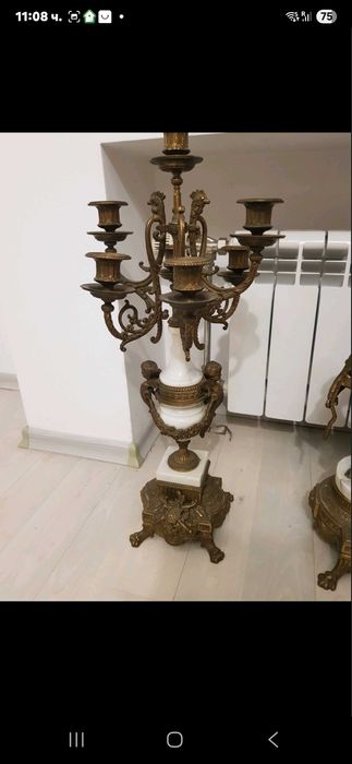 Regnault, Париж: Награден Империал Комплект 7+7 Светлини