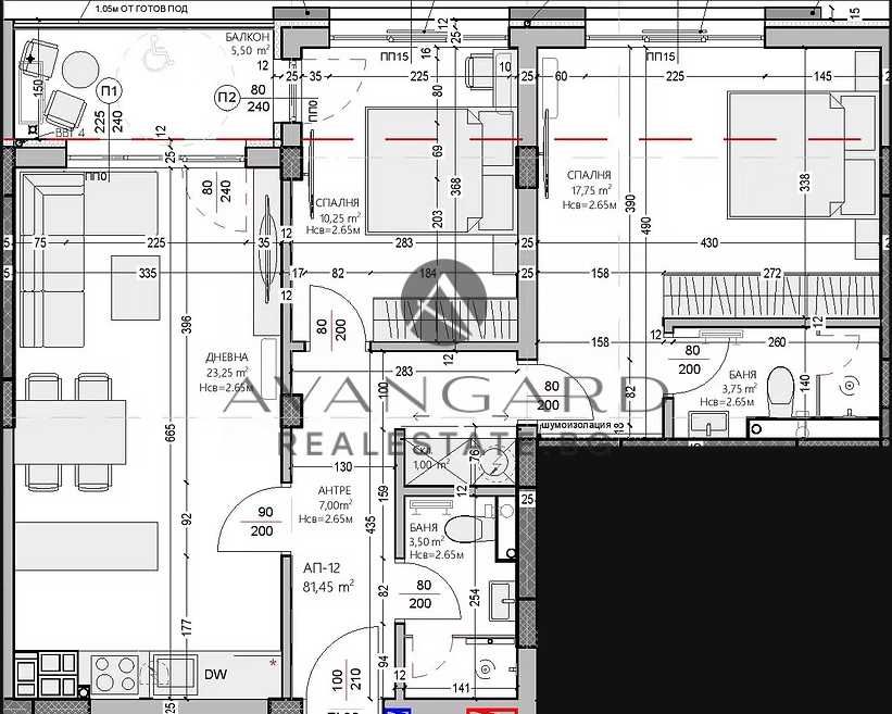 Продава се Тристаен апартамент в Пловдив, Остромила - 95 кв.м за 1250 €/кв.м - Снимка #6
