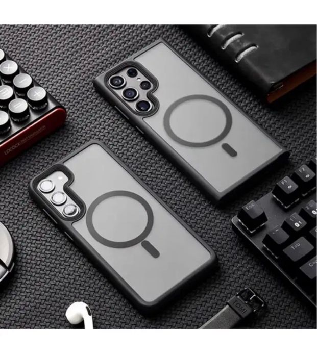 Samsung S22/S23/S24/S25/PLUS/ULTRA Husa Folie Plastic Mat Magsafe