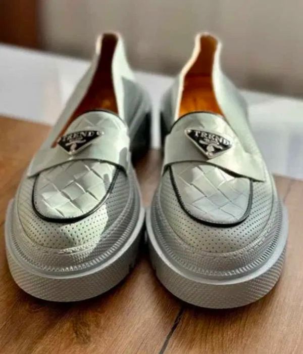 Mocasini gri, mărimea 37