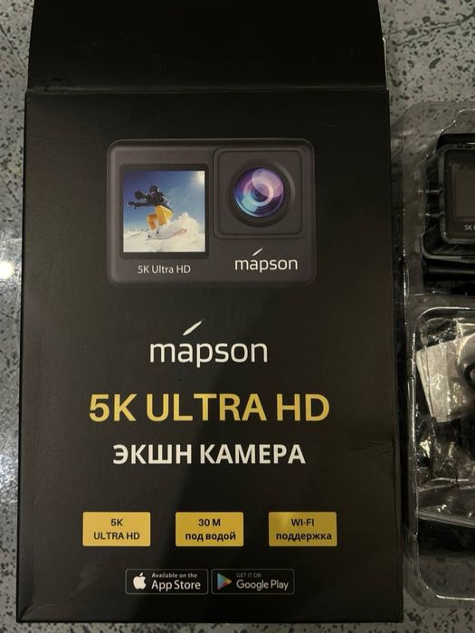 экшн камера mapson 5K ULTRA HD