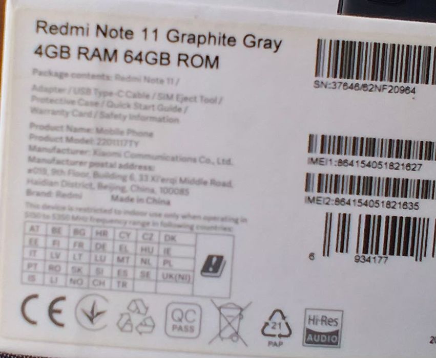 Xiaomi Redmi Note 11