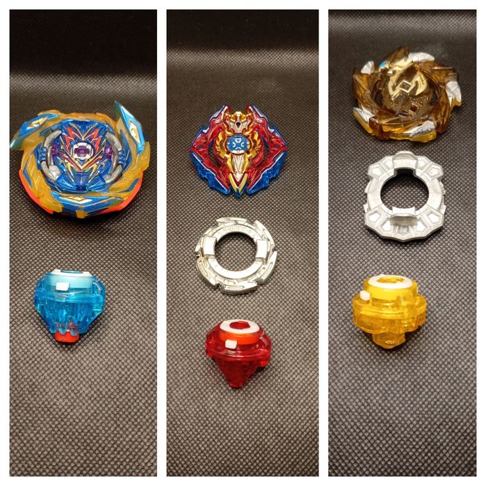 Бейблейды,Вальтриек,Екскалиус  и Саламандра