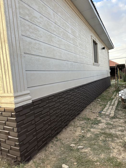 Жидкий травертин ( травертин+ лак+ работа)