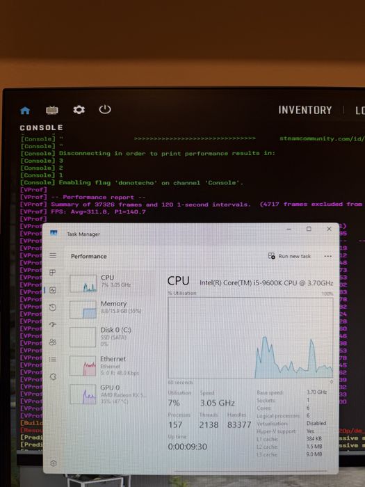 Pc Gaming i5 9600K - RX 5700XT/ RTX 3060-16Gb ram- 512gb sdd