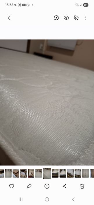 Легло-спалня 160/200 с матрак + топ матрак  WELLPUR