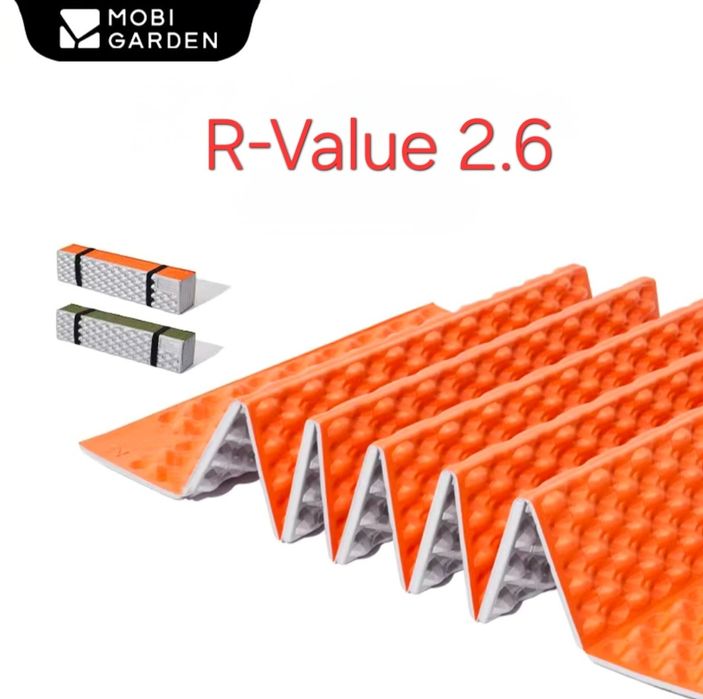 Каремат походный Mobi Garden, R-value 2.6 (190×60×2.6 см)
