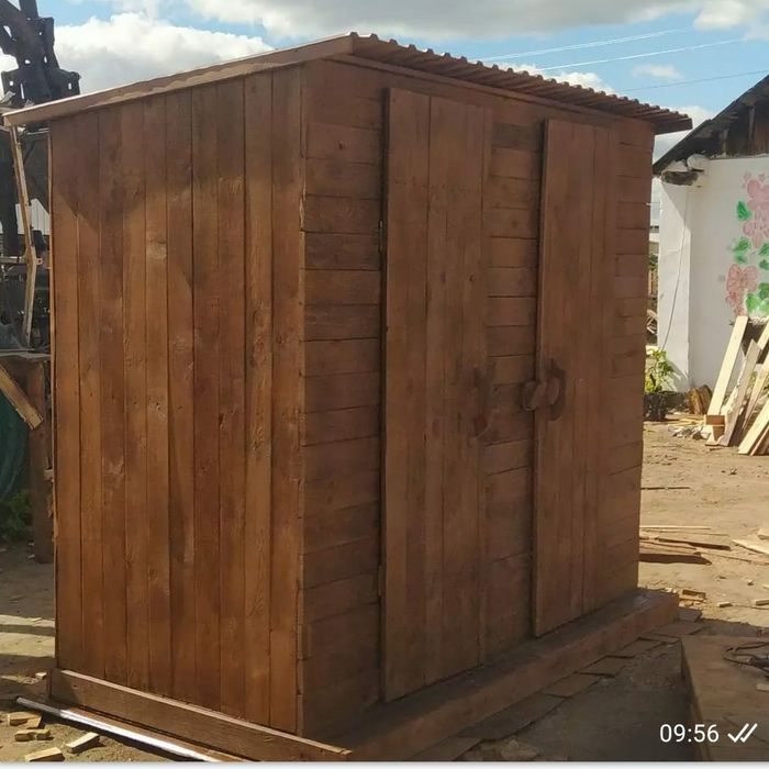 Хозблок из сосновой доски