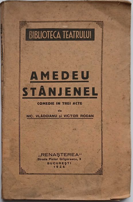 „Amedeu Stânjenel”, de Nic. Vlădoianu și Victor Rodan, 1925