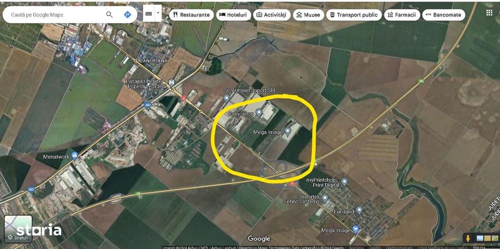 Teren dezvoltare industriala