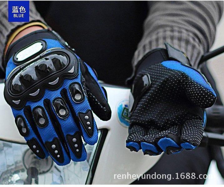 Ръкавици PRO-BIKER/BLUE Подходящи за офроуд състезателни мотоциклети,