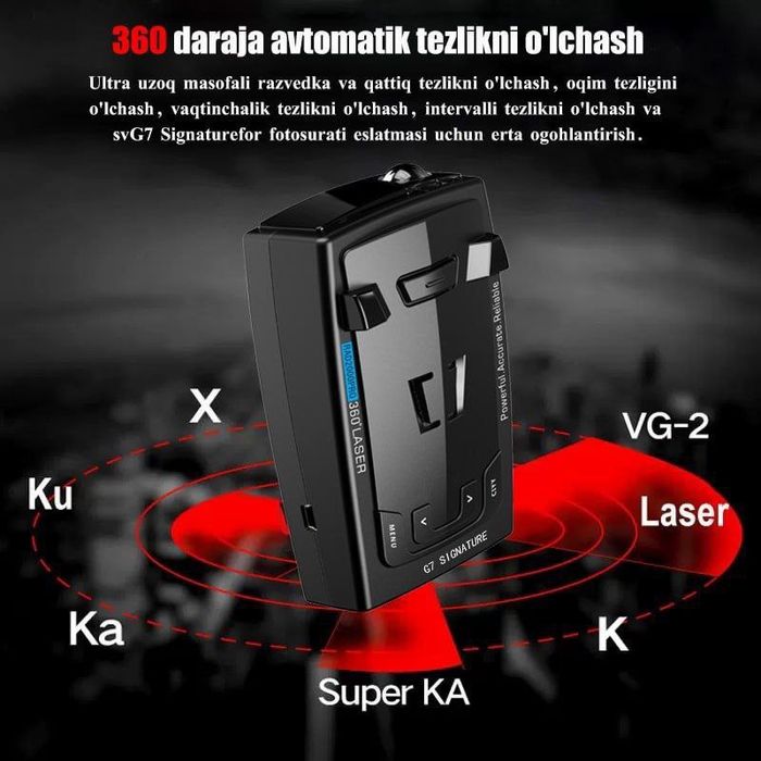 G7 Signature Antiradar Qurilmasi