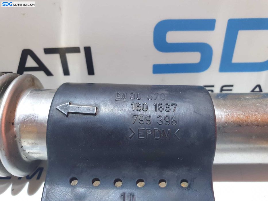 Teava Conducta Racitor Gaze EGR Opel Astra G 2.0 DTL 1998 - 2004 Cod 799398 1601867 [LS1456]