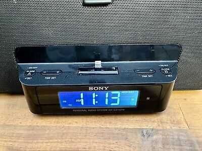Radio Sony cu ceas deşteptător,  Dock Conector iPod iPhone Lightning