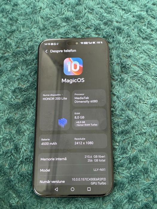 Telefon Honor 200 Lite