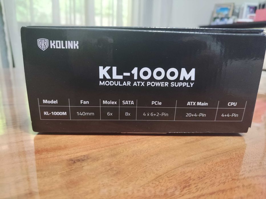 Продавам работещо захранване KOLINK KL-1000M - 1000W - 80 PLUS BRONZE