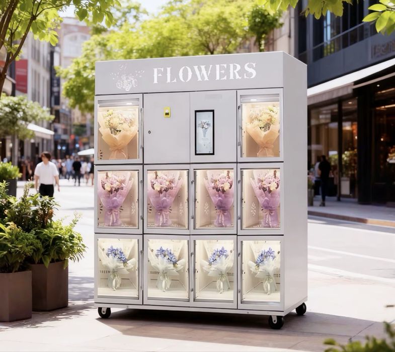Премиум Вендинг автомат за цветя / букети – 24/7 продажби