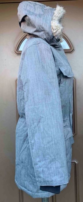 EVEREST Geaca Fashion Parca Impermeabila SUPERDRY Puf Gri Original