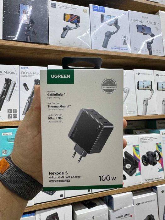 Ugreen Nexode S 100W — Мощное GaN-Зарядное Устройство. Есть доставка