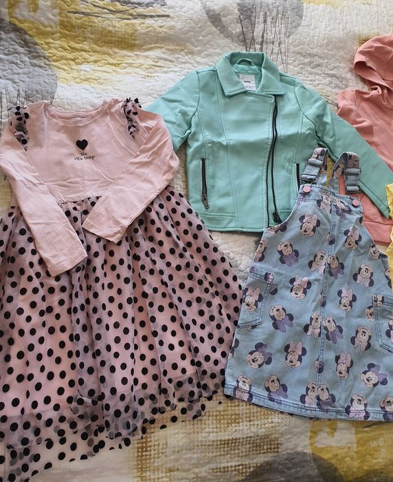 Детски дрешки за момиченце, р-р 122, запазени, без забележки