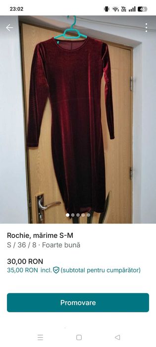 Rochie mărime S-M
