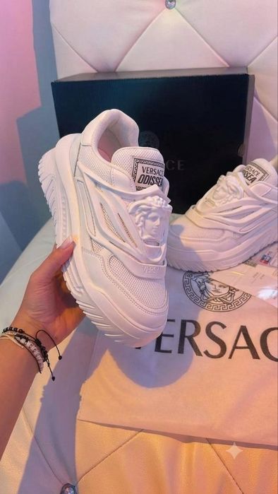 Adidași Versace albi 38