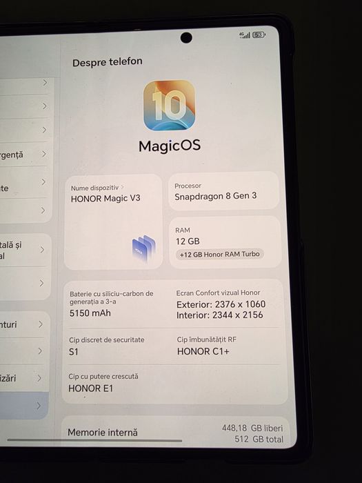 Honor Magic  V3  +12 GB RAM Turbo