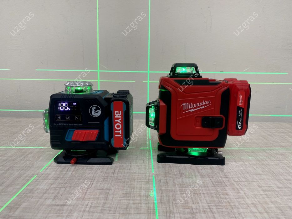 Бепул доставка лазер лазерный уровень 4D лазер новый Biyoti/ Milwaukee