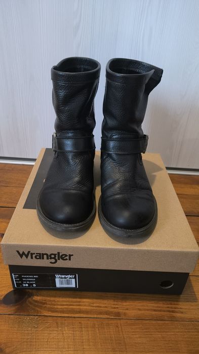 Дамски боти Wrangler, естествена кожа,размер 38