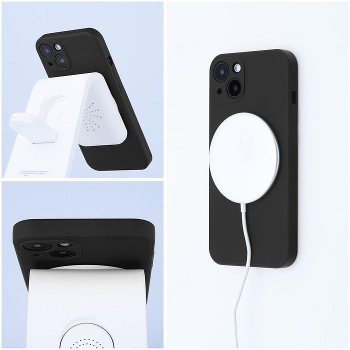 Silicone mag cover case compatible with magsafe for iphone 16 pro max