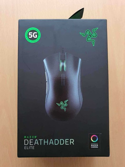 Mouse Gaming Razer DeathAdder Elite model RZ01-02010100-R3G1 Rgb cu fir 16000 Dpi Nou Sigilat