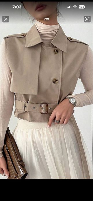 Къс шлифер Shein