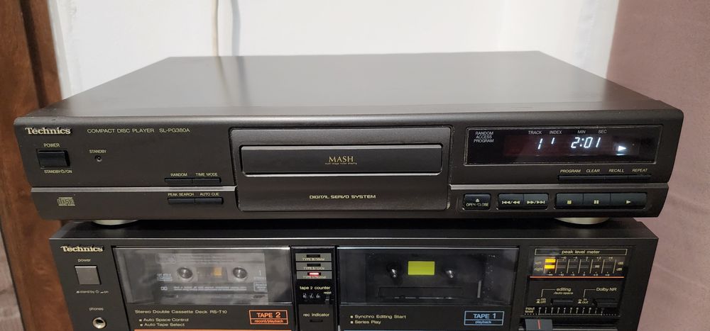 Cd player technics SL-PG 380A și dublu Deck