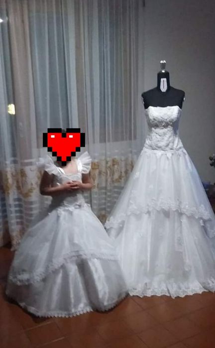 Rochie mireasa, mărimea s-m