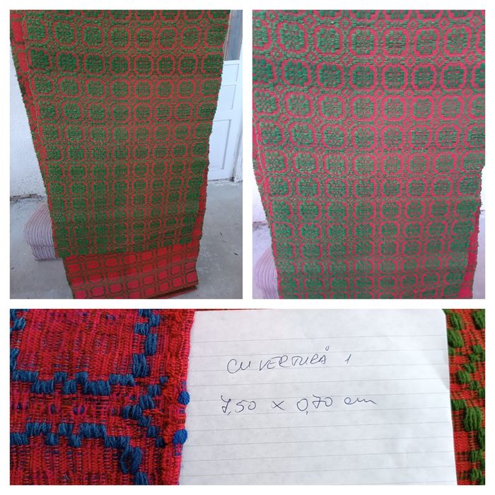 Cuvertura/covor/țol de lana Bucovina