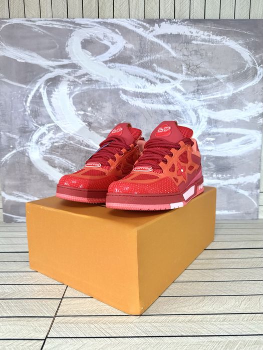Louis Vuitton Trainers Skate Red