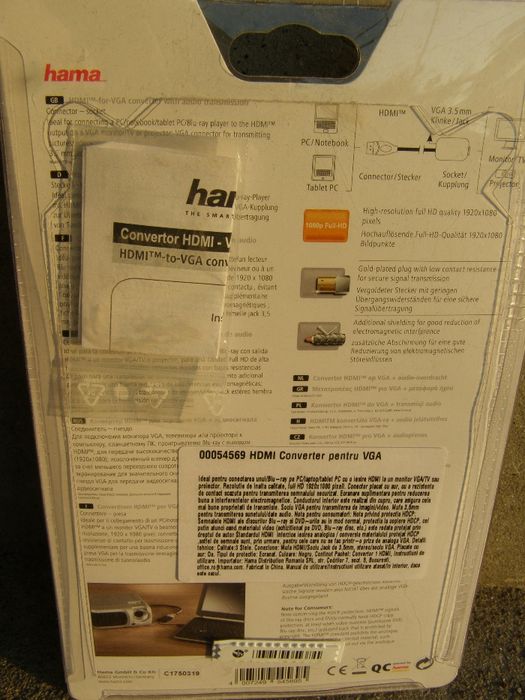 adaptor retroproiector hama