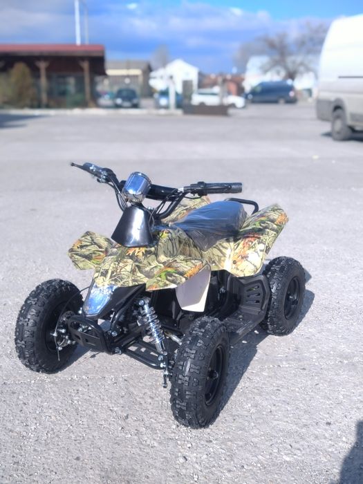 Нов модел 2023г детско електрическо АТВ 55 камофлаж