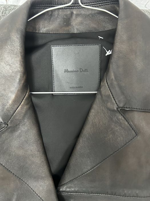 Sacou Massimo Dutti piele