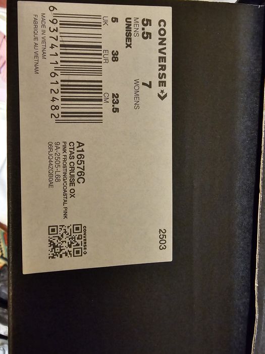 Кеды CONVERSE Pink Frosting