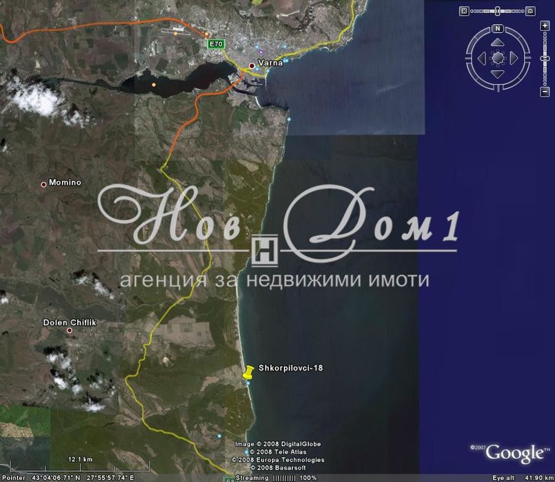 Парцел в Варна, област-с.Шкорпиловци площ 1197 цена 0