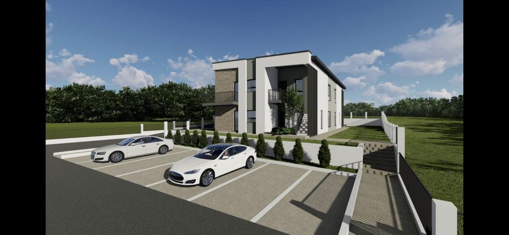 Apartamente 3 camere cu curte moderne