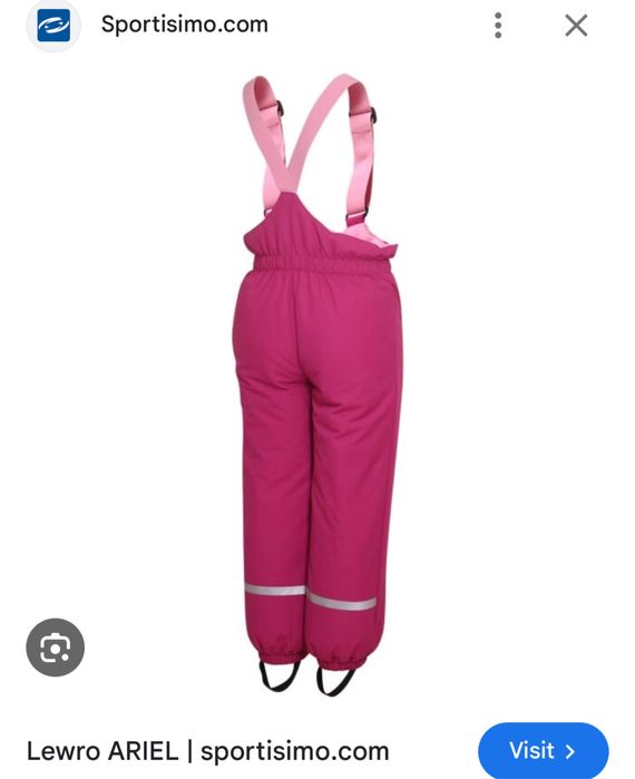 Pantaloni de ski Lewro 104/110