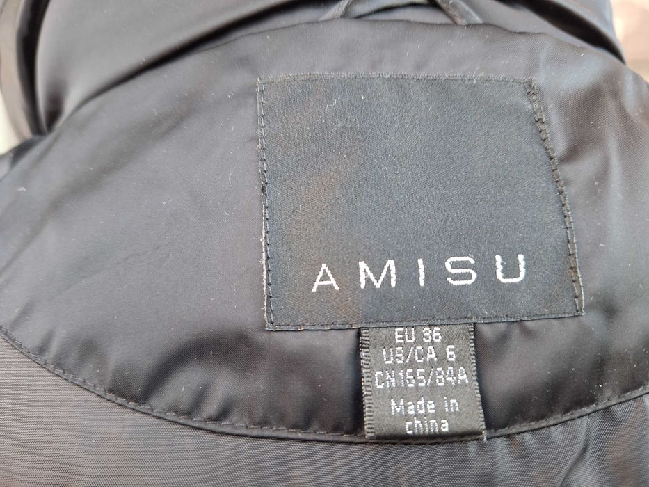 Amisu Black Fur | geaca outdoor mar. 36 | S