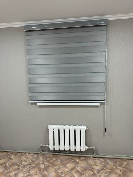 Рулоные шторы жалюзи день ночь дуэт