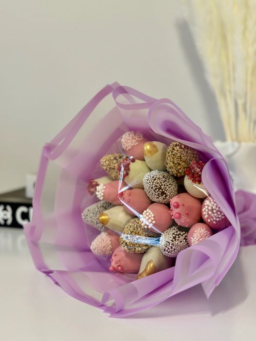 Клубника в шоколаде букет 22 шт.