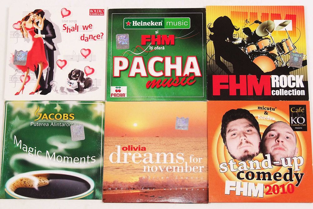 LOT 1: CD-uri impecabile cu muzica internationala, etc. 8 seturi, pret/set in descriere !