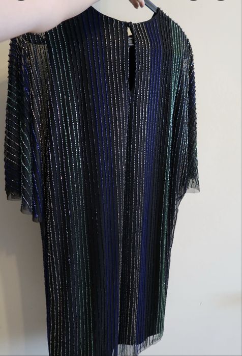 Коктейлна рокля с камъни Mohito