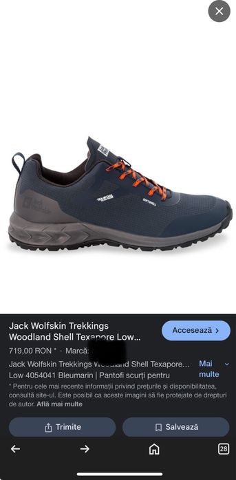 Pantofi drumetie-,treking,Jack Wolfskin,marime 39,5